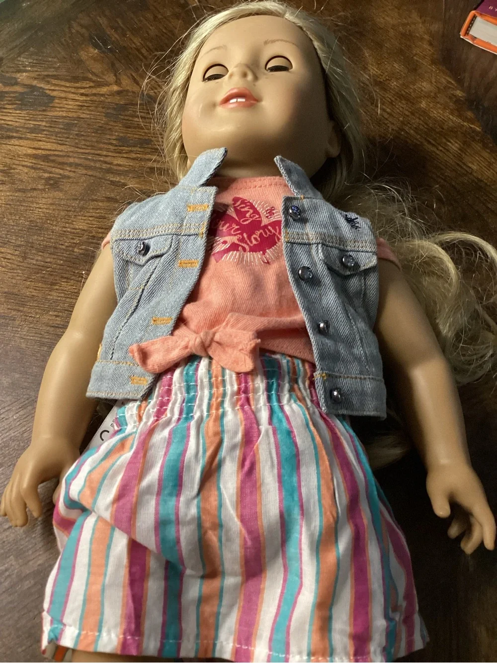 American Girl Doll Tenney w/ Doll Carrier Backpack